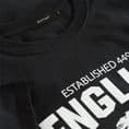 Englisc 449 black Anglo-Saxon t-shirt with Senlak White Dragon woven patch